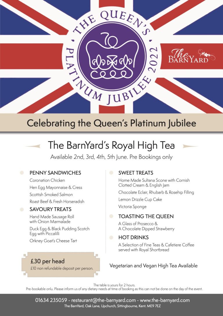 Queen’s Jubilee Special High Tea